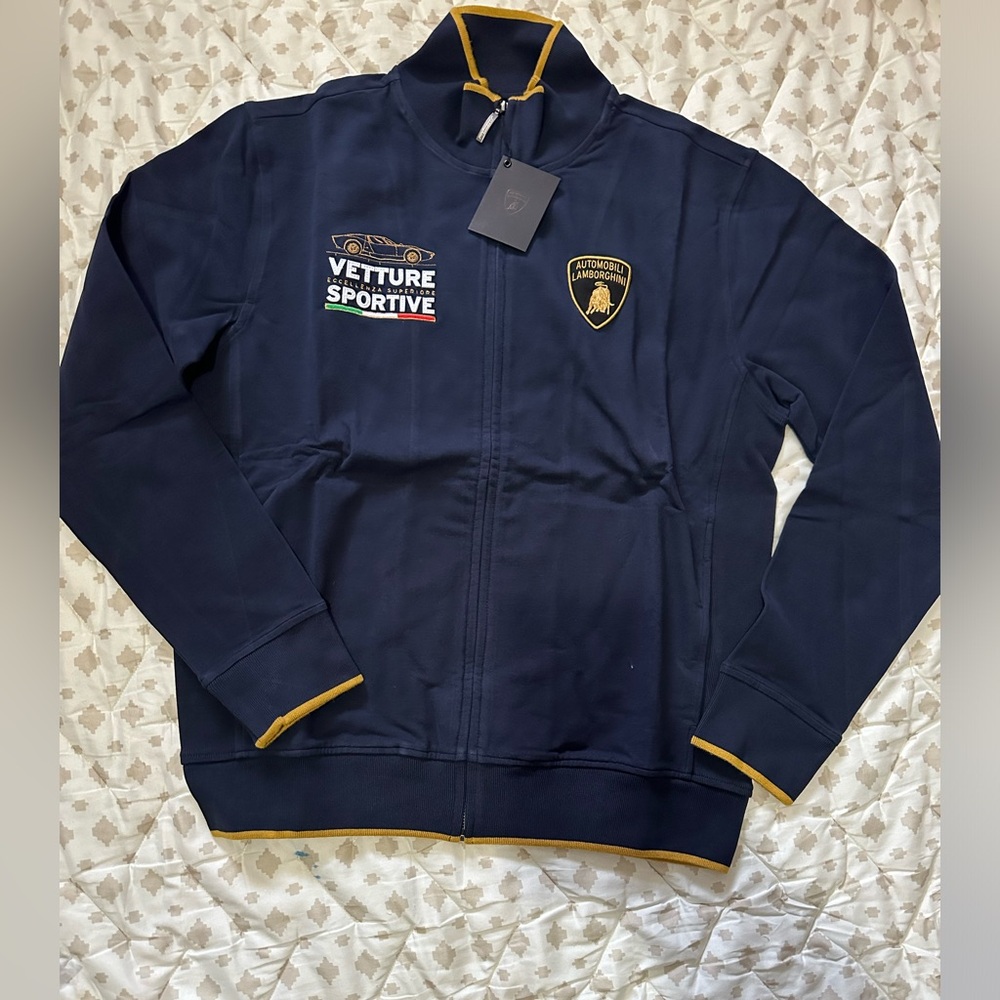 Lamborghini Mens size XL blue navy color authentic 100% new with tag